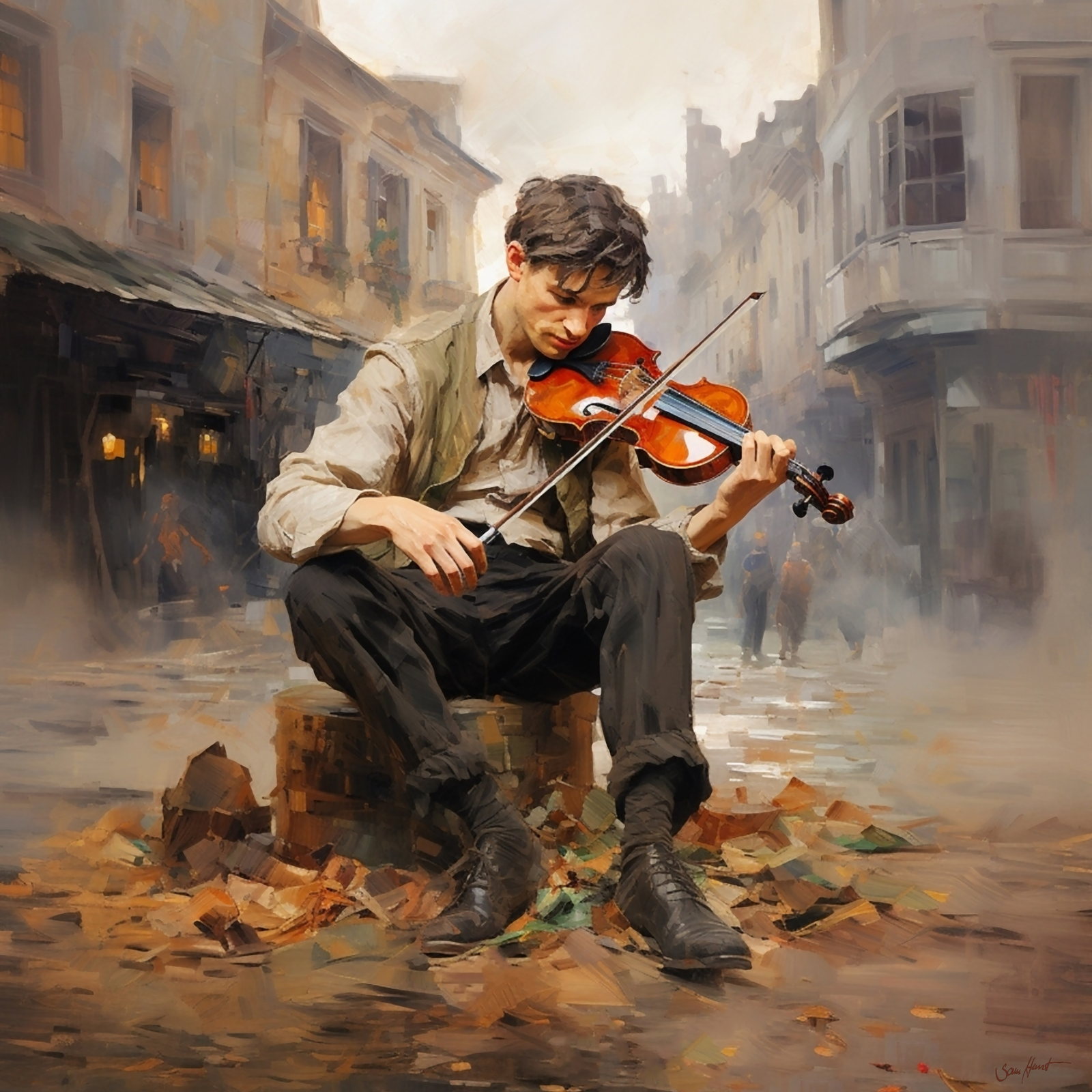 Geigenspieler #010