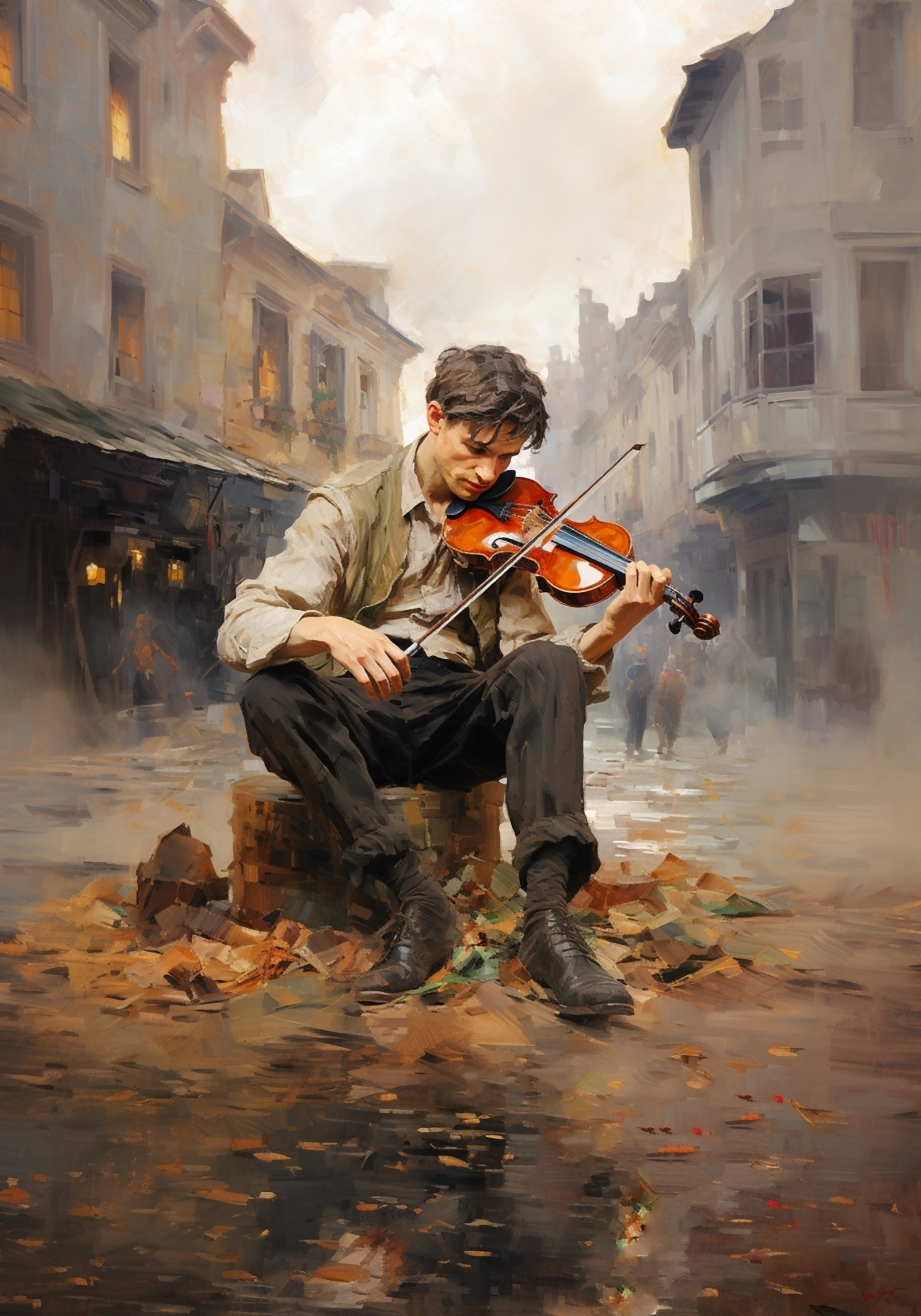 Geigenspieler #010