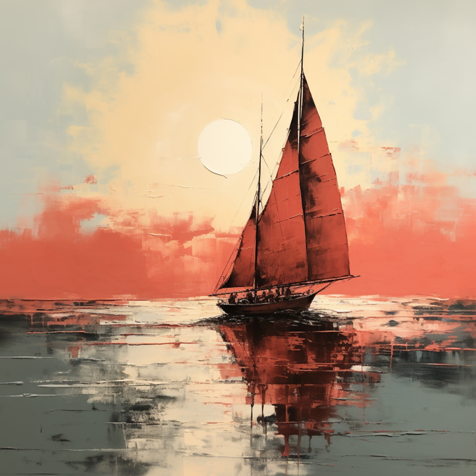 Purpur Sailboat #037