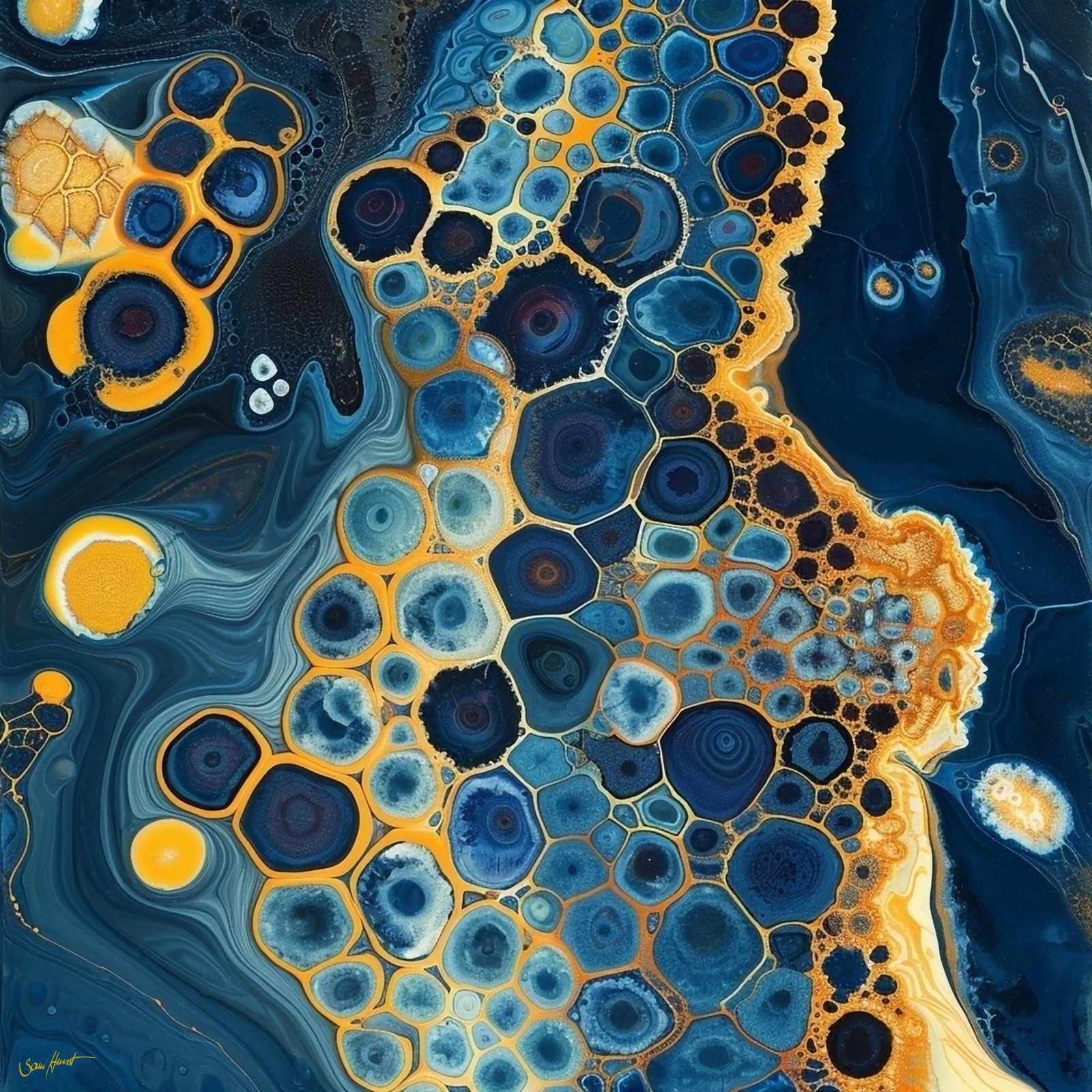 Blue Cells5 #154