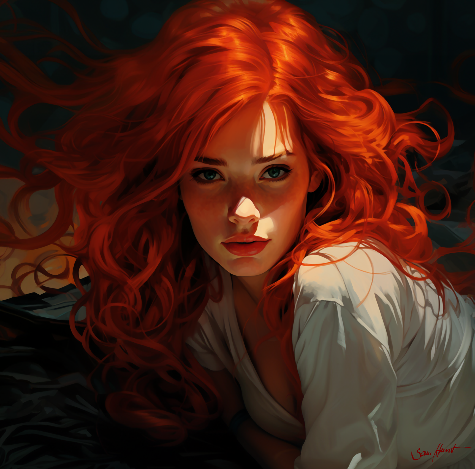 Girl With Red Hair #235