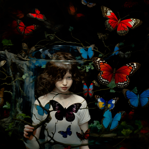 Child With Butterflies